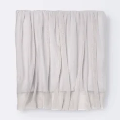 Crib Skirt Tulle - Cloud Island™ Gray