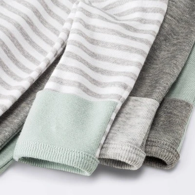 Baby 3pk Basic Romper - Cloud Island™ Gray Preemie - Image 3