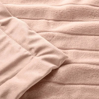 Faux Fur With Channel Craving Baby Blanket - Cloud Island™ - Pink - Image 2