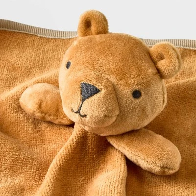 Baby 6pk Bear Bath Towel - Cloud Island™ Brown - Image 3
