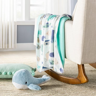 Plush Baby Blanket - Fish - Cloud Island™