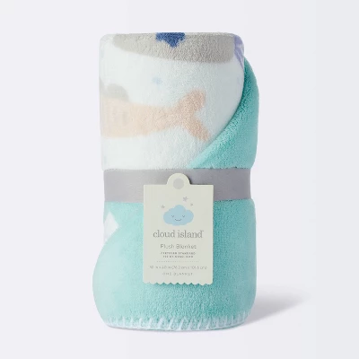 Plush Baby Blanket - Fish - Cloud Island™ - Image 3